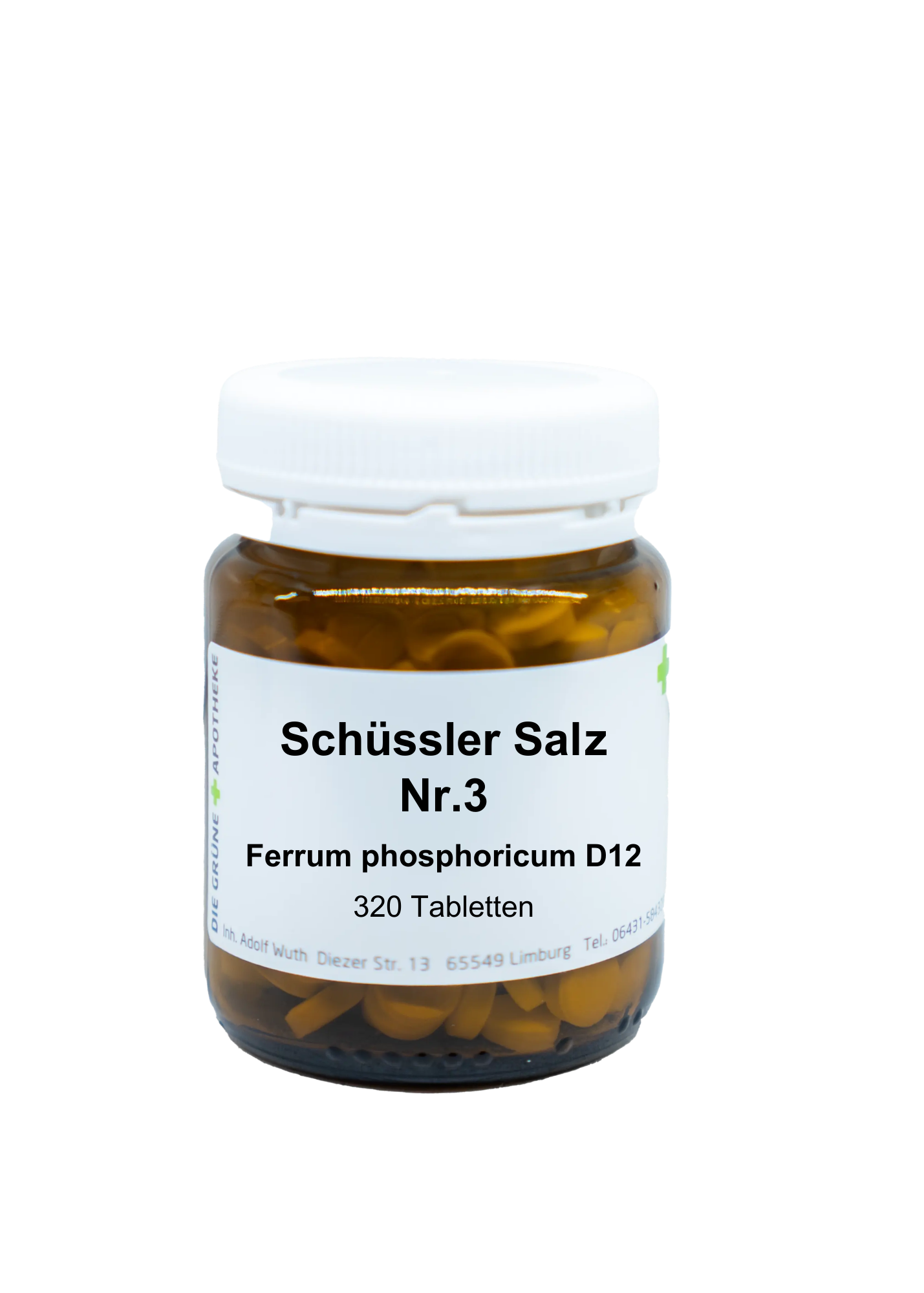Schüsslersalz Nr.3 Ferrum phosphoricum D12 320 Tab