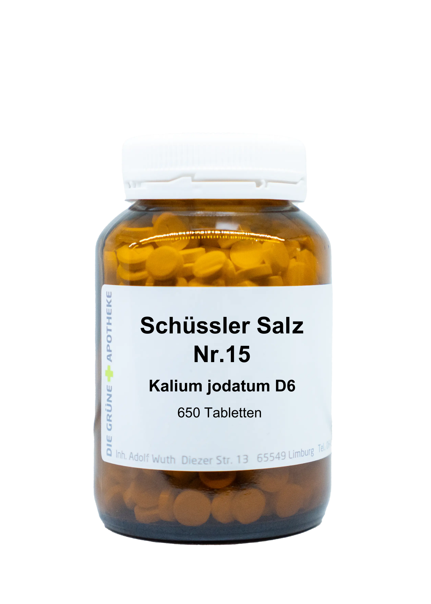 Schüsslersalz Nr.15 Kalium jodatum D6 650 Tab