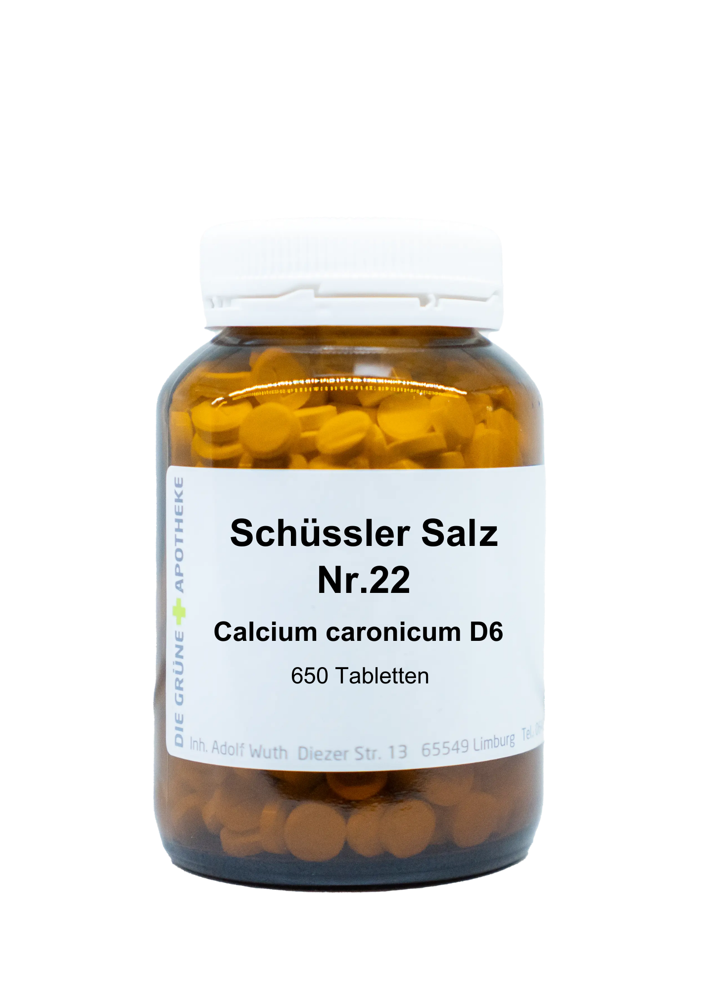 Schüsslersalz Nr.22 Calcium caronicum D6 650 Tab