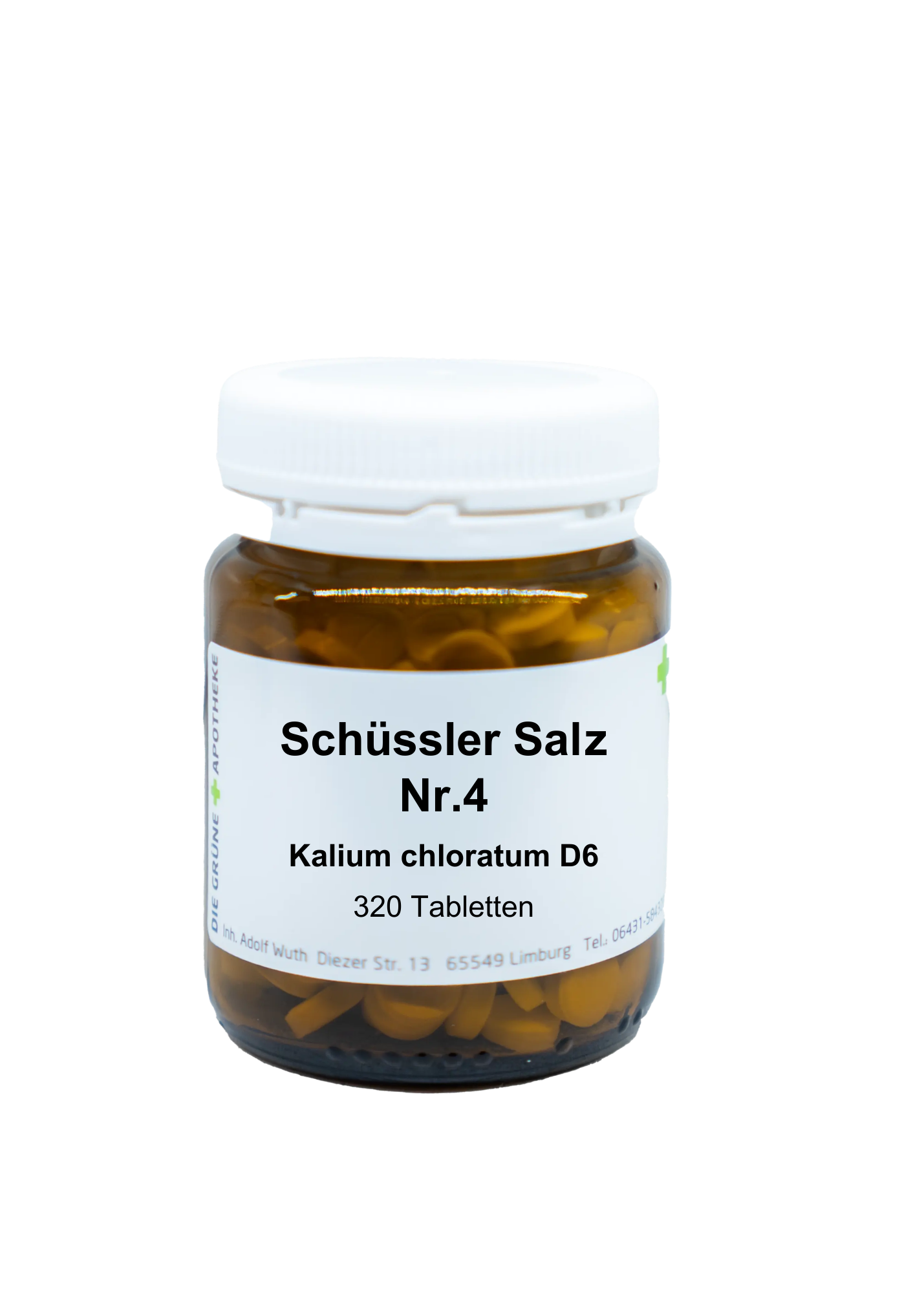 Schüsslersalz Nr.4 Kalium chloratum D6 320 Tab
