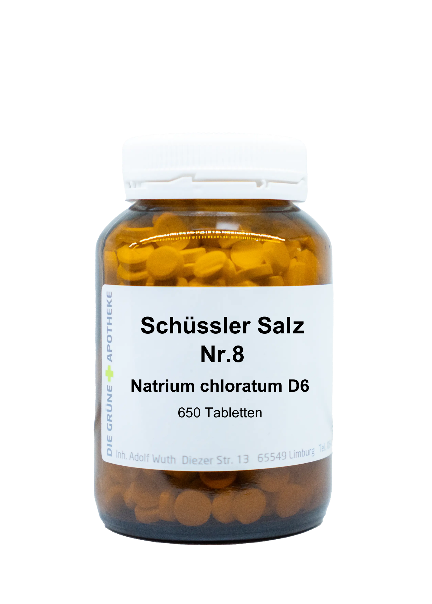 Schüsslersalz Nr.8 Natrium chloratum D6 650 Tab