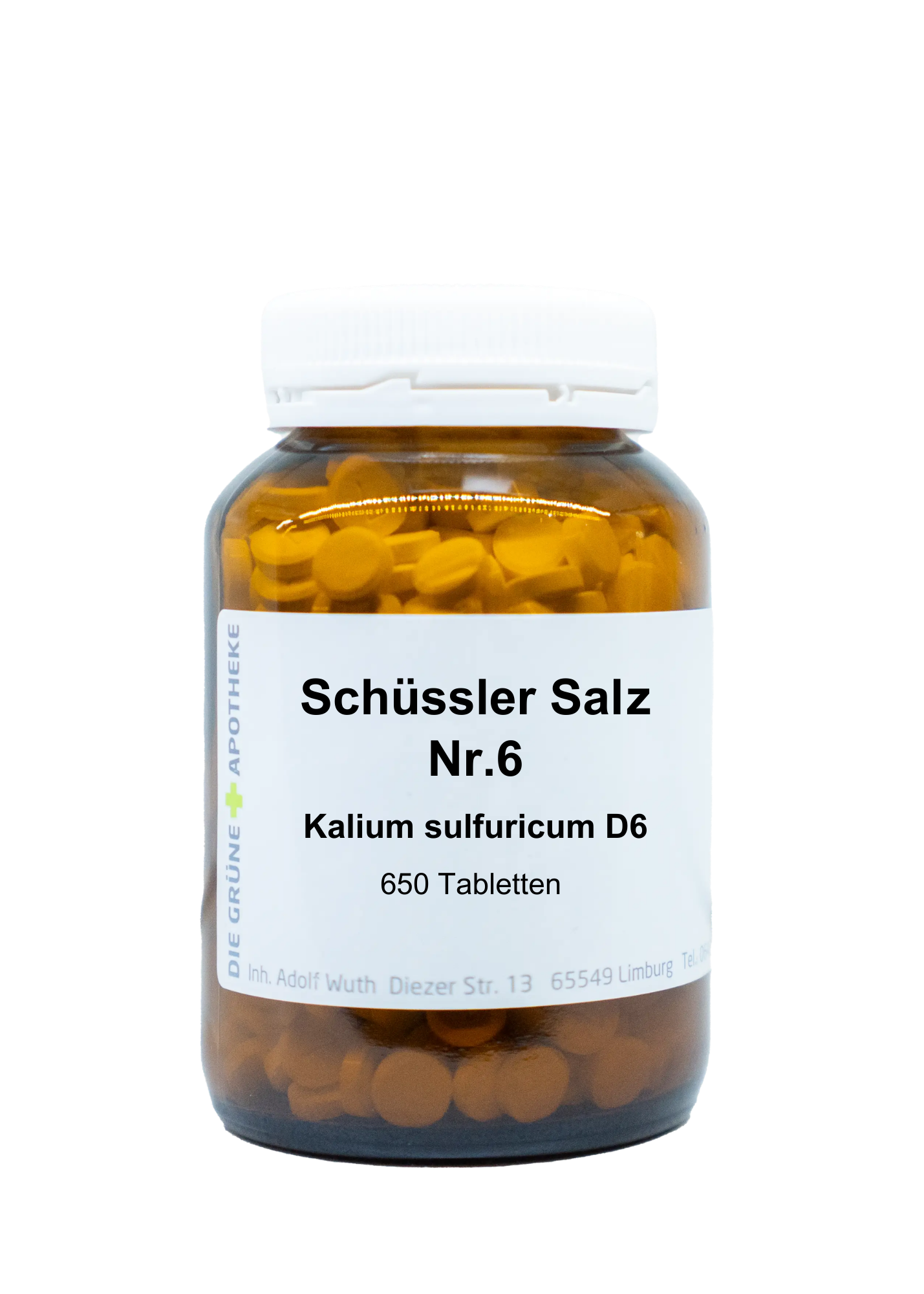 Schüsslersalz Nr.6 Kalium sulfuricum D6 650 Tab