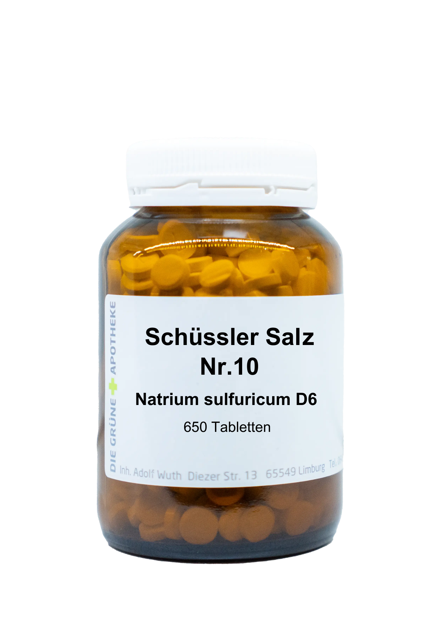 Schüsslersalz Nr.10 Natrium sulfuricum D6 650 Tab