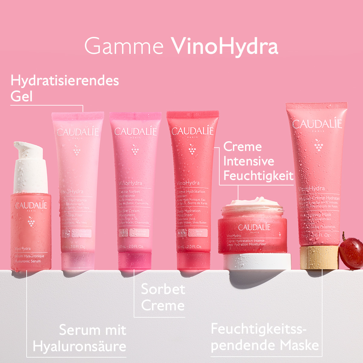 CAUDALIE VinoHydra Serum mit Hyaluronsäure