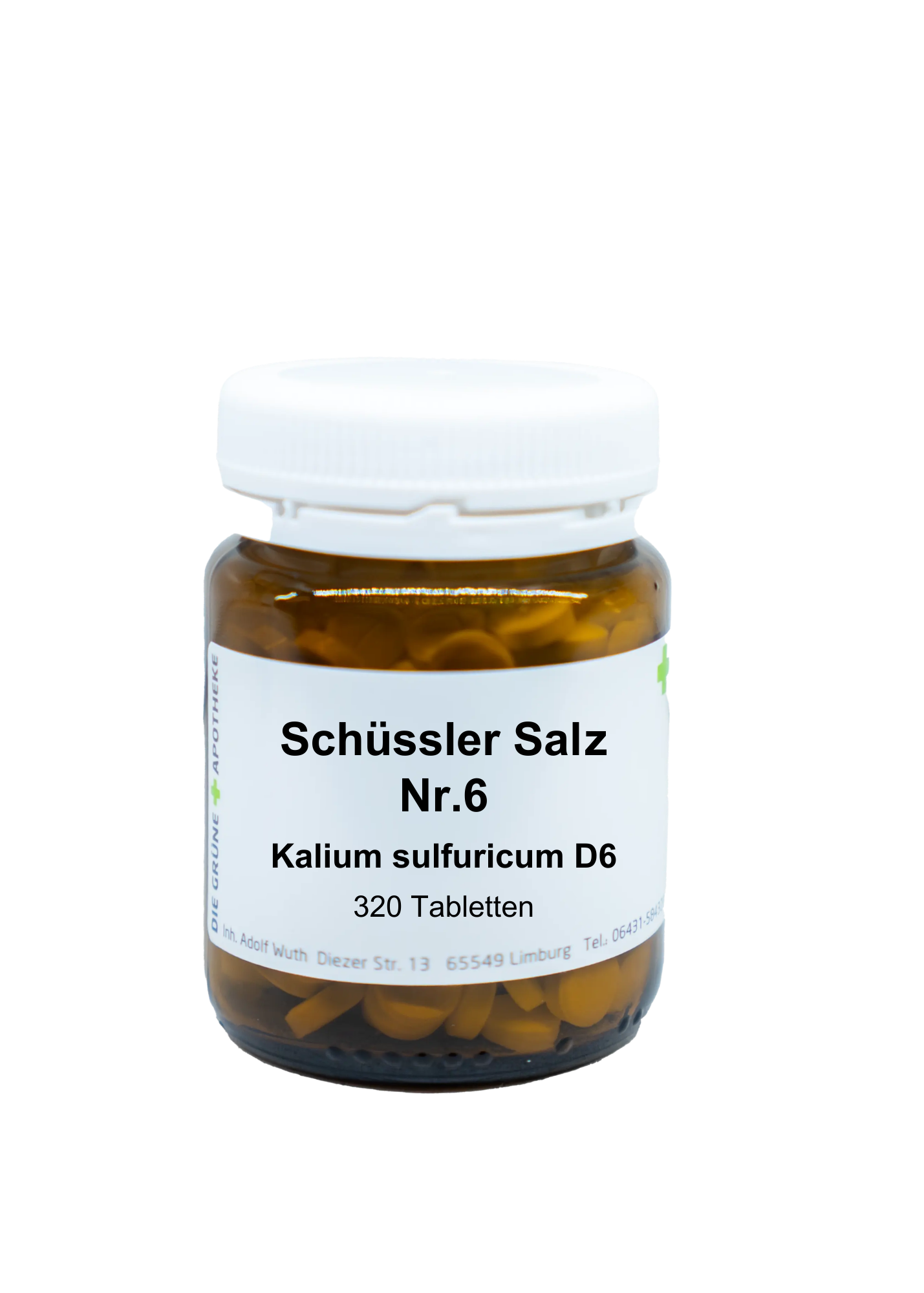 Schüsslersalz Nr.6 Kalium sulfuricum D6 320 Tab